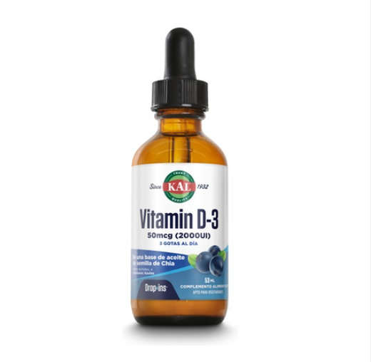 KAL Vitamina D3 50mcg (2000 UI) Gotas 53ml