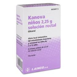 Kanova Niños 1.8 Ml Solucion Rectal 6 Enemas 2.5ml