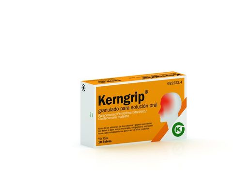 Kerngrip 10 Sobres Granulado Sol Oral