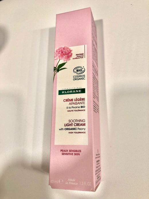 Klorane Crema Calmante Ligera Peonia Bio 40ml