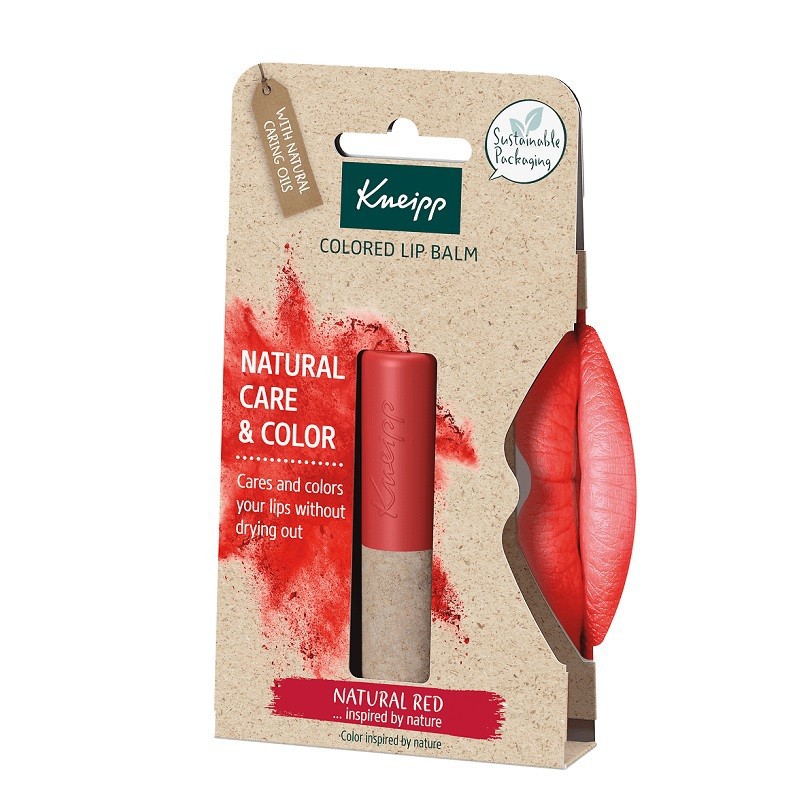 Kneipp Balsamo Labial Color Natural Red — Farmacia Cirici