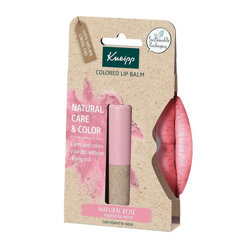 Kneipp Balsamo Labial Color Natural Rose — Farmacia Cirici