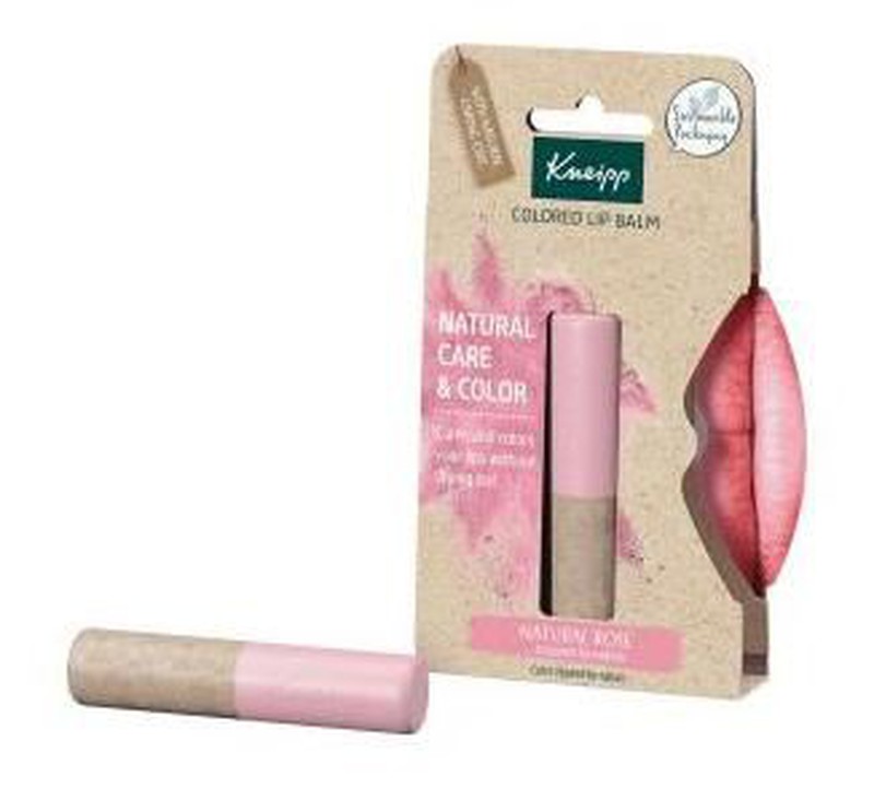 Kneipp Balsamo Labial Color Natural Rose — Farmacia Cirici