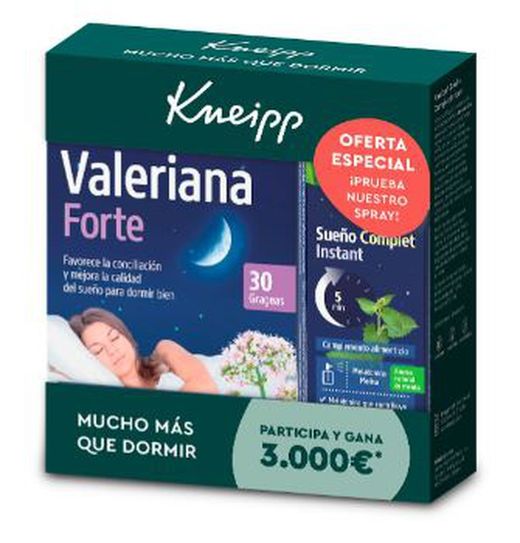 Kneipp Valeriana Forte 30 Grageas + Spray Sueño Instant
