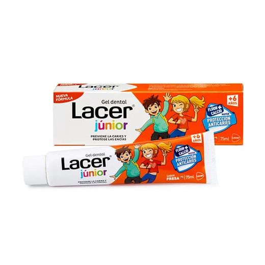 Lacer Gel Dental Junior Fresa 75 ml