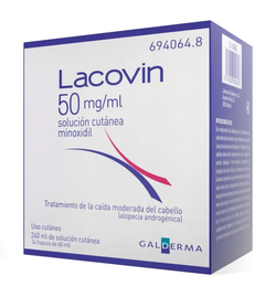 Lacovin 50 Mg/Ml Solucion Cutanea 4 Frascos 60 M