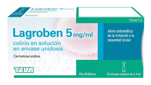 Lagroben 5 Mg/Ml Colirio 30 Monodosis Solucion