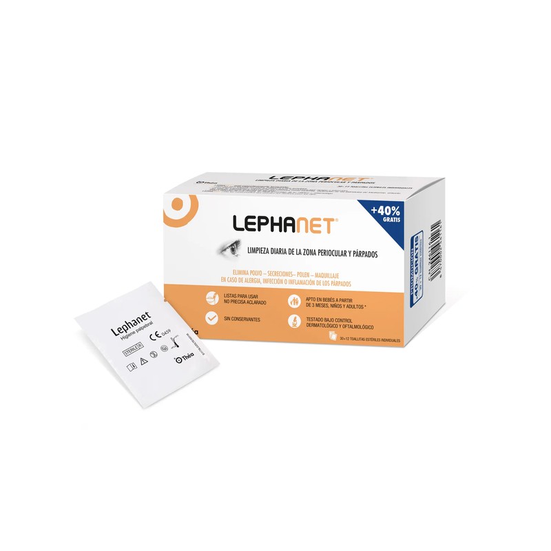 Lephanet Toallitas Limpiadoras Para Parpados 30+12 Unidades — Farmacia  Cirici
