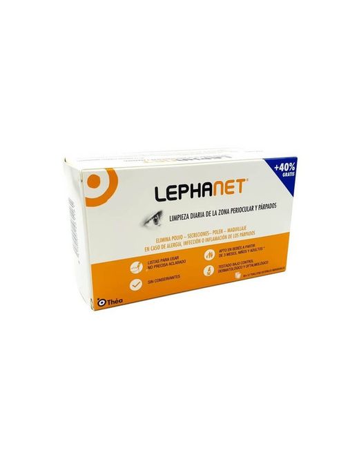 Lephanet Toallitas Limpiadoras Para Parpados 30+12 Toallitas