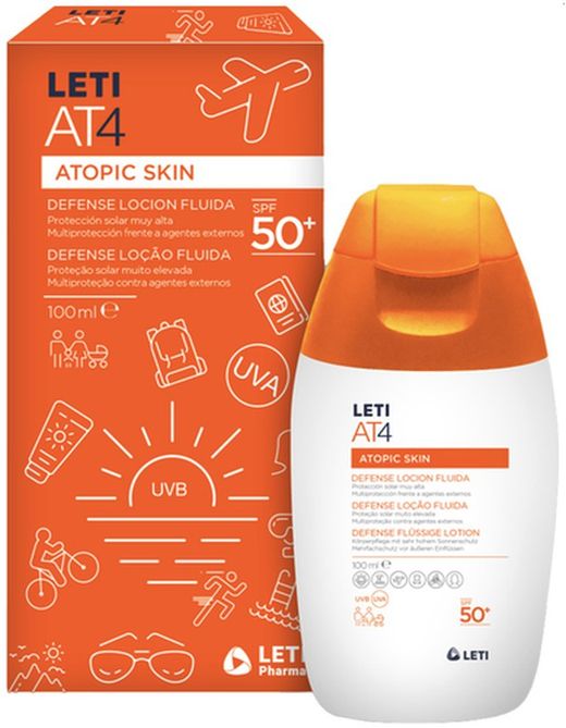 LetiAT4 Defense Locion Fluida SPF50+ 100ml