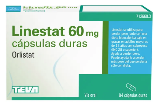 Linestat 60 Mg 84 Capsulas (Blister)