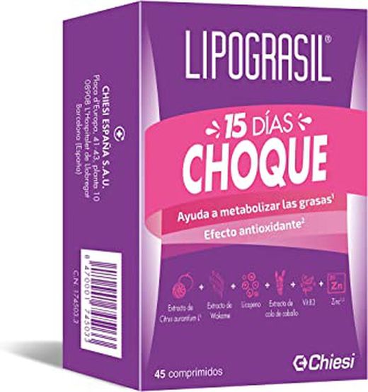 Lipograsil 15 Dias Choque 45 Comprimidos