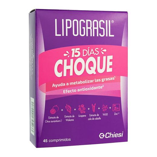 Lipograsil 15 Dias Choque 45 Comprimidos
