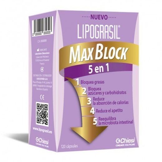 Lipograsil Max Block 5 en 1 120 Cápsulas