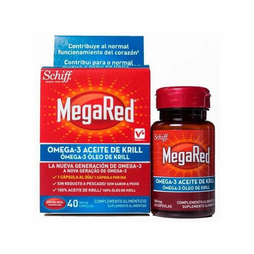 Megared 500 Omega 3 Aceite De Krill 40 Capsulas