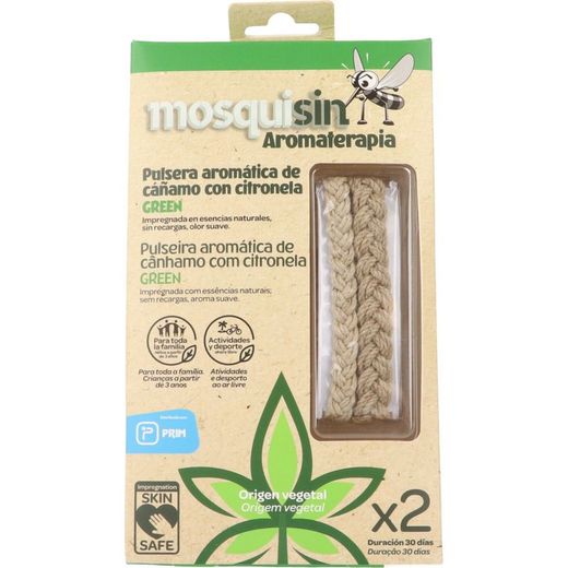 Mosquisin Aromaterapia Pulsera Green Prim