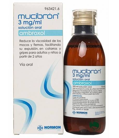 Mucibron 3 Mg/Ml Solucion Oral 200 Ml