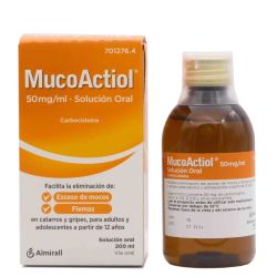 Mucoactiol 50 Mg/Ml Solucion Oral 200 Ml