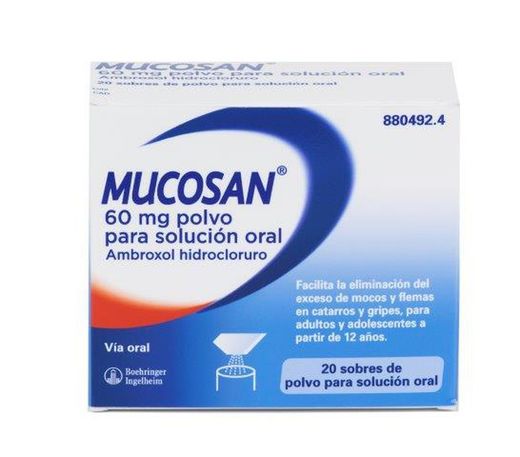 Mucosan 60 Mg 20 Sobres Polvo Para Sol Oral