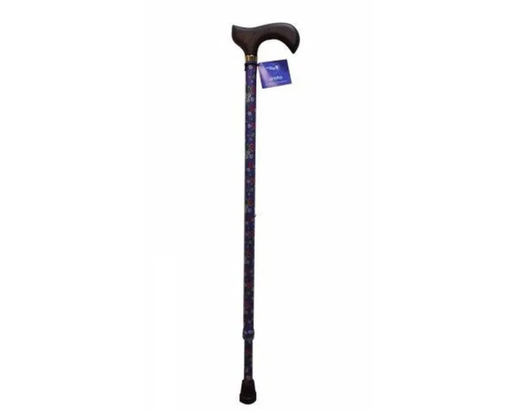 Muletilla Anota Extensible Purpura Estampado Flor