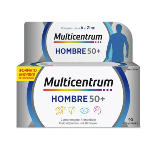 Multicentrum Hombre 50+ 90 Comprimidos
