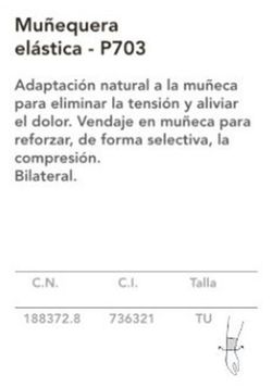 Muñequera Prim Aqtivo Sport 703 T-U