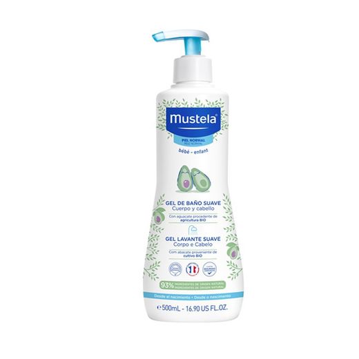 Mustela Gel de Baño Suave Cuerpo y Cabello 500 ml