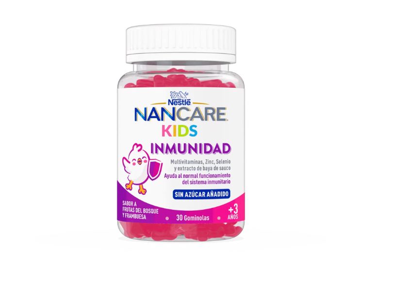 NanCare Kids Inmunidad 30 Gominolas Sabor a Frutas del Bosque