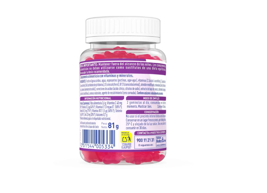 NanCare Kids Inmunidad 30 Gominolas Sabor a Frutas del Bosque