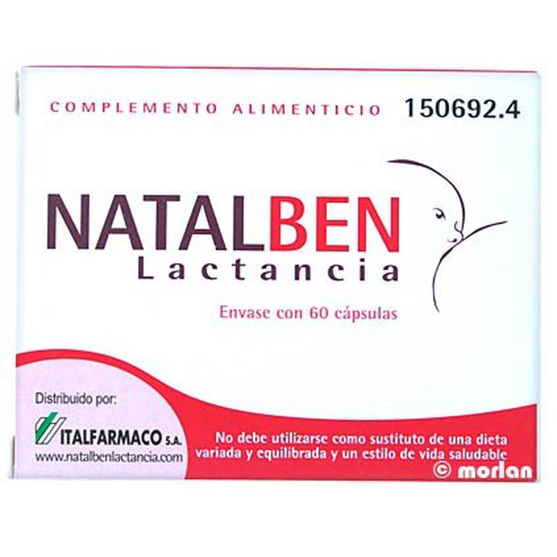 Natalben Lactancia 60 Caps — Farmacia Cirici