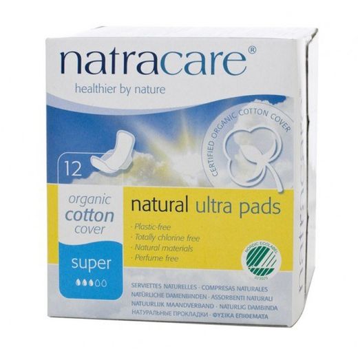 Natracare Compresa Super C/Alas 12u