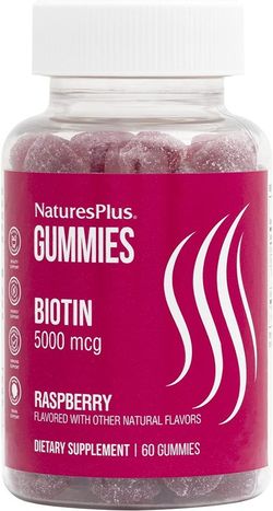 Natures Plus Gummies Biotin 5000 mcg 60 Gummies