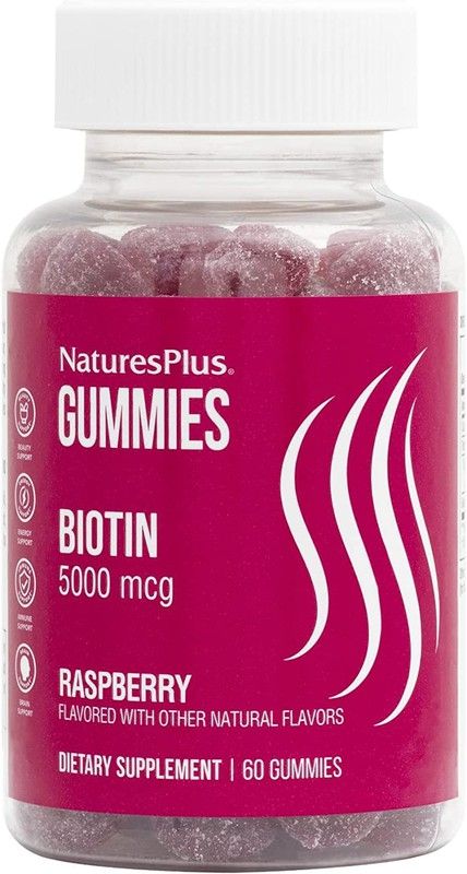 Natures Plus Gummies Biotin 5000 mcg 60 Gummies