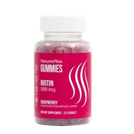 Natures Plus Gummies Biotin 5000 mcg 60 Gummies