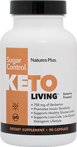 Nature's Plus Sugar Control Keto Living 90 cápsulas