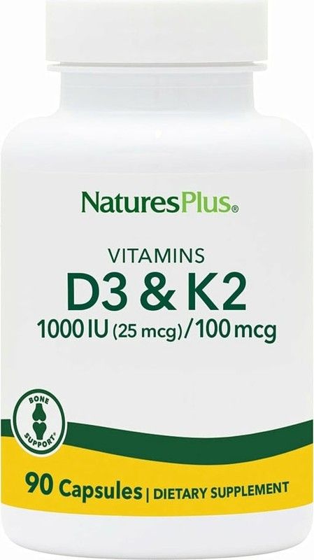 Natures Plus Vitamina D3 & K2 90 Comprimidos