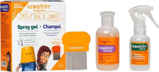 Neositrin Pack Champú + Gel + Lendrera