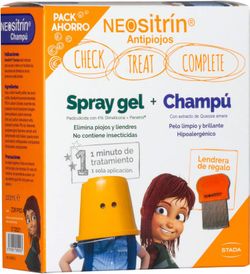 Neositrin Pack Champú + Gel + Lendrera