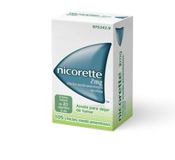 Nicorette 2 Mg 105 Chicles