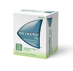 Nicorette 2 Mg 210 Chicles