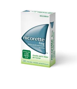 Nicorette 4 Mg 30 Chicles