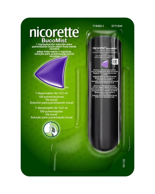 Nicorette Bucomist Sabor Fruta Menta 1 Mg/Pulver