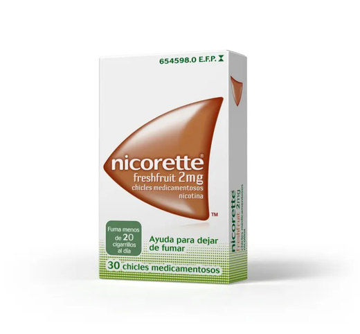Nicorette Freshfruit 2 Mg 30 Chicles