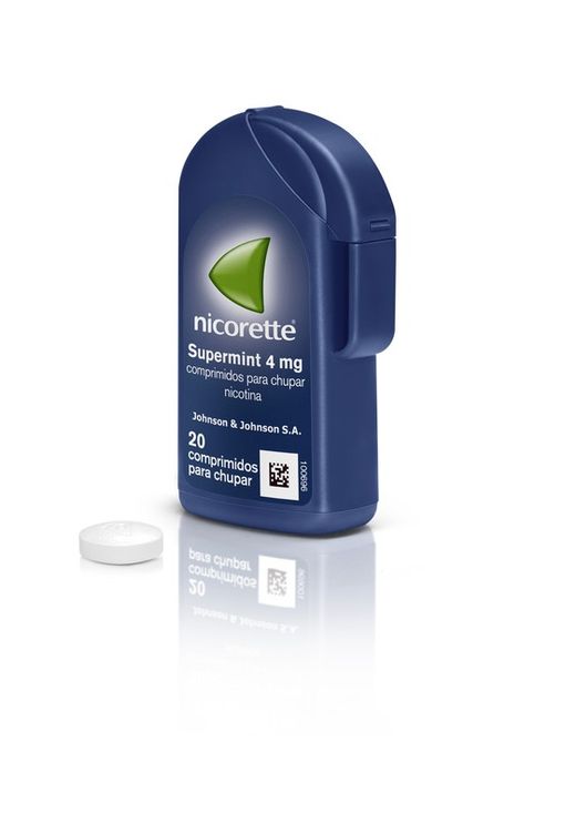 Nicorette Supermint Efg 4 Mg 20 Comprimidos Para