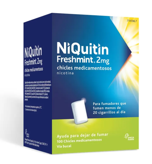 Niquitin Freshmint Gums 2 Mg 100 Chicles