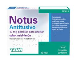 Notus Antitusivo 10 Mg 24 Pastillas Para Chupar
