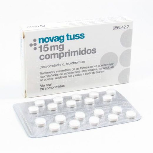 Novag Tuss 15 Mg 20 Comprimidos