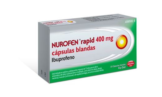 Nurofen 400 Mg 10 Capsulas Blandas