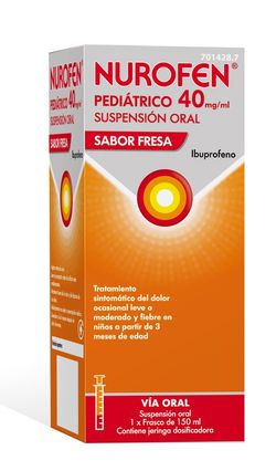 Nurofen Ped 40 Mg/Ml Suspension Oral 150 Ml Fres