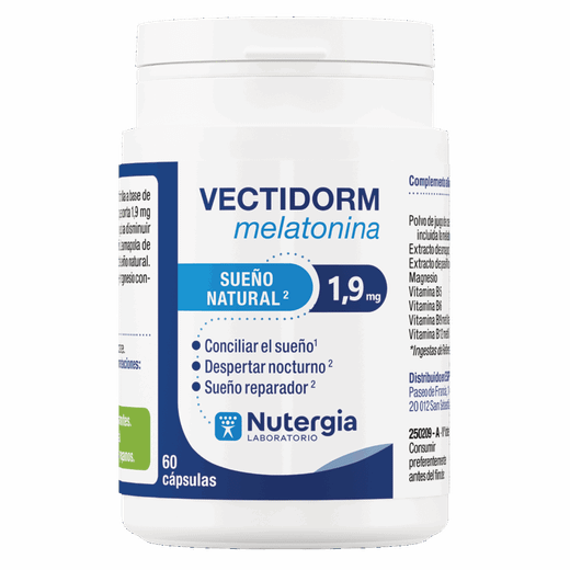 Nutergia Vectidorm Melatonina 60 Caps